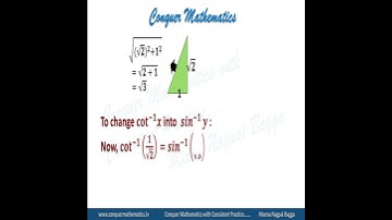 Value of sin(cot^-1 (cos ( tan^-1 1))) - Inverse Trigonometry - Class 12 Mathematics - XII-ITF-17