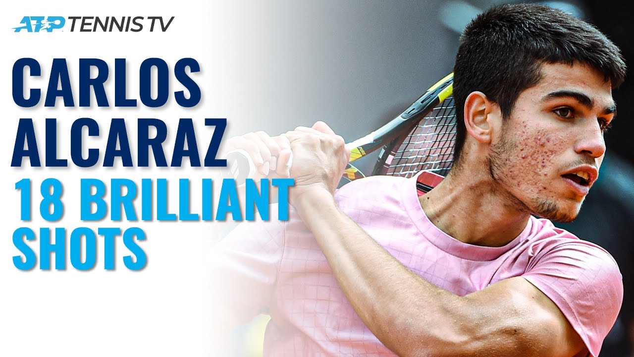 18 Brilliant Carlos Alcaraz Tennis Shots YouTube