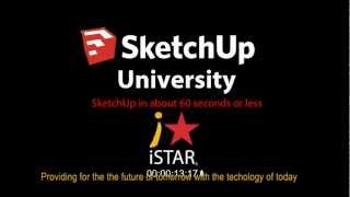 SketchUp -  The Selection tool using the selection window method.