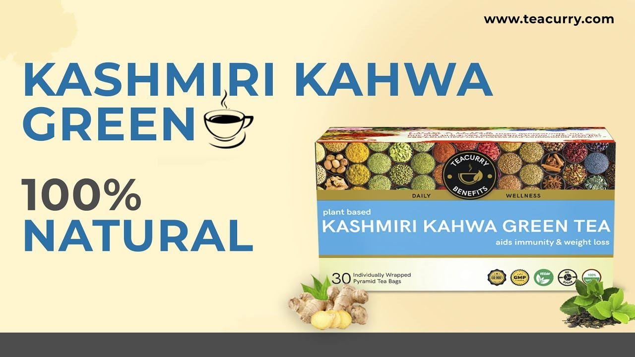 Kashmiri Kahwa Green Tea Helps with Weight Loss, Immunity, Digestion teacurry kashmiri 