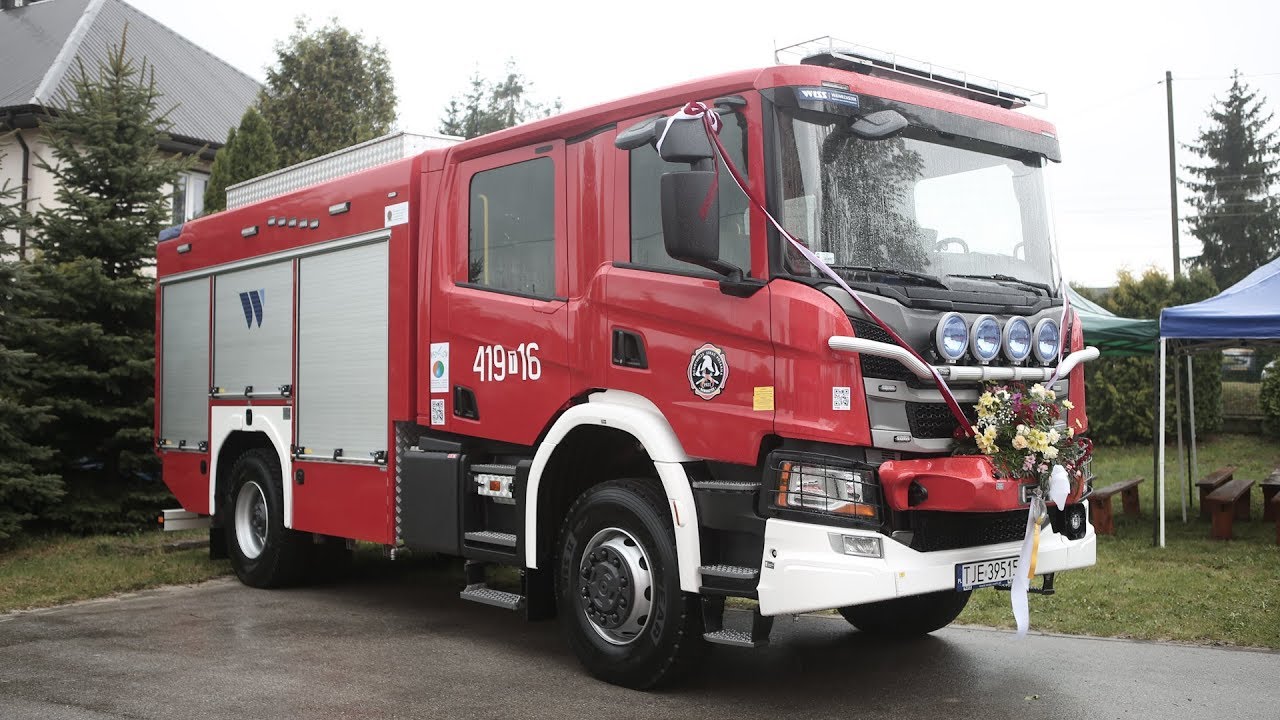 Nowy wóz dla OSP w Nawarzycach. - YouTube