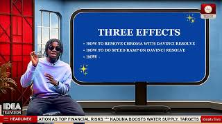 DaVinci Resolve Software Technology Tutorial: Green Screen Keying, Speed Ramp & Mask Transitions screenshot 2