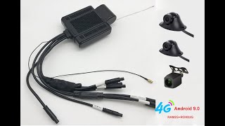 Phisung K21--- Newest Model 4G Dash Camera For Truck 4Chs Record Fit Cmsv6 Vehicle Fleet Management