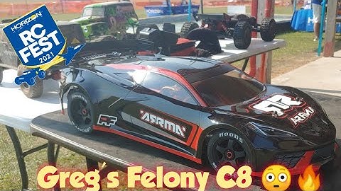 @horizonhobby Horizon Hobby RC Fest 2021- Arrma Felony w/Proline C8 Body 🔥 🔥