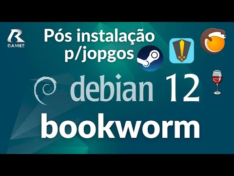 Debian 12 bookworm, pós instalação jogos.