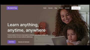eLearning WordPress Theme Installation