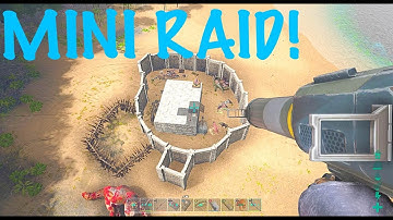 Ark: Survival Evolved PVP Server (Xbox One) - MINI ROCKET LAUNCHER RAID! S1 Ep 13