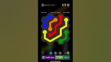 Flow Free Hexes: 5x5 Level 7