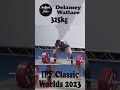 Delamey Wallace - 1st Place 815kg Total - 83kg Class 2023 IPF World Classic Championship