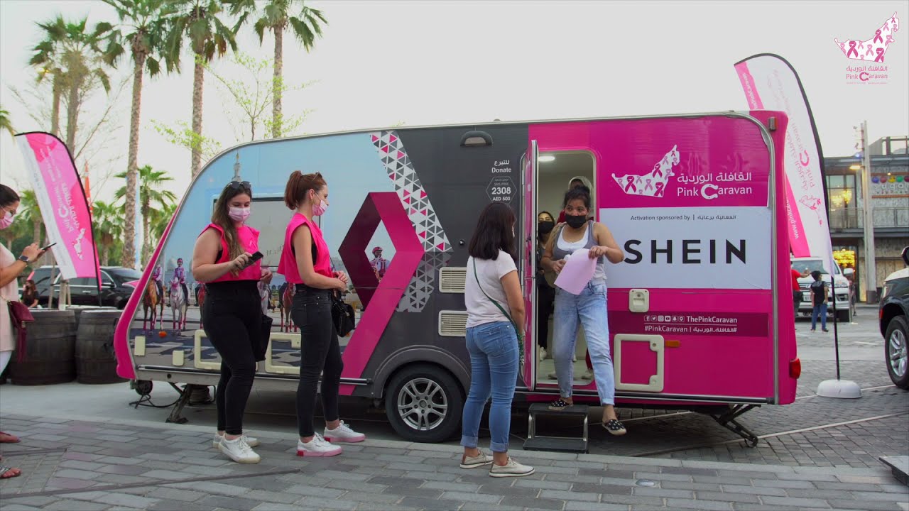 Pink Caravan Breast Cancer Screening in Lamer, Dubai U.A.E.