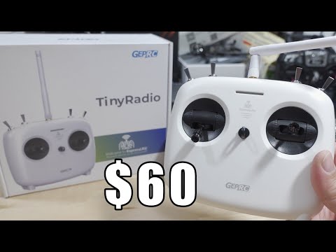 🎥 GEPRC TinyRadio ELRS Budget Class Radio 📻 — Video review, click xem trên YouTube