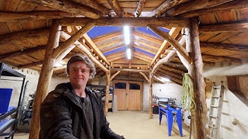 Off Grid Earthbag Workshop Part 77 Let There Be Light