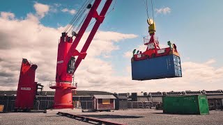 Testing MacGregor autonomous container loading and discharging solution