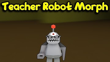 UPDATE - How To Find TEACHER ROBOT MORPH in Find The Backrooms Morphs