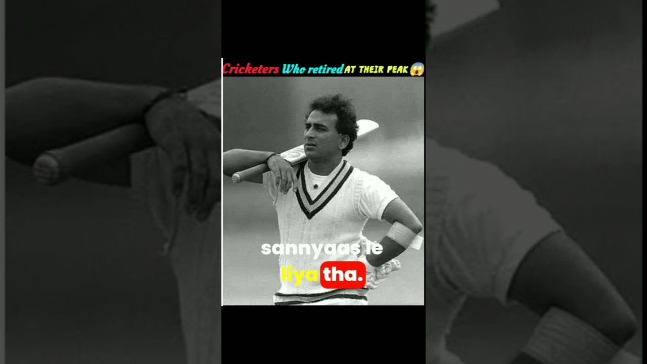 Cricketers Who Retired at Their Peak 🤯 You Won't Believe No. 1's Shocking! || #shorts