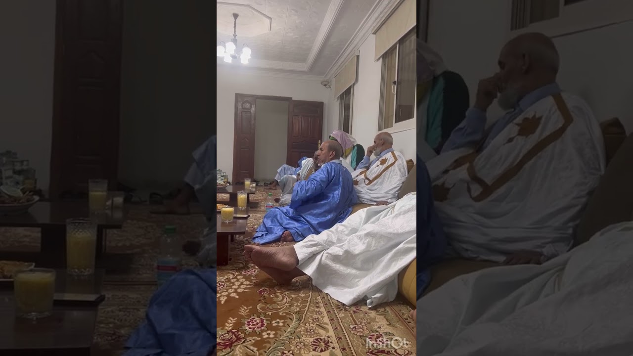 زيارة وفد الشيخ علي الرضي برآسة الشيخ ول حم إلي منزل محمد سعيد ول الشيبان