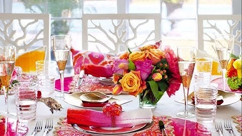 Table Setting - Informal Table Setting - Simple Table Setting