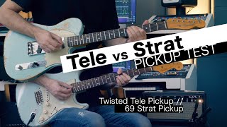 Telecaster (Twisted Tele Pickup) vs Stratocaster (69 Strat Pickup) Comparison