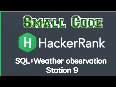 Weather observation Station 9 SQL in Hackerrank discussion with solution