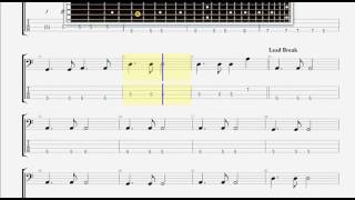 Video thumbnail of "Beatles The   Any Time At All BASS GUITAR TABLATURE"