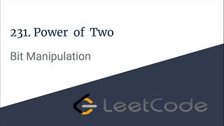E003 : Power of two | Bit Manipulation | CodeNCode