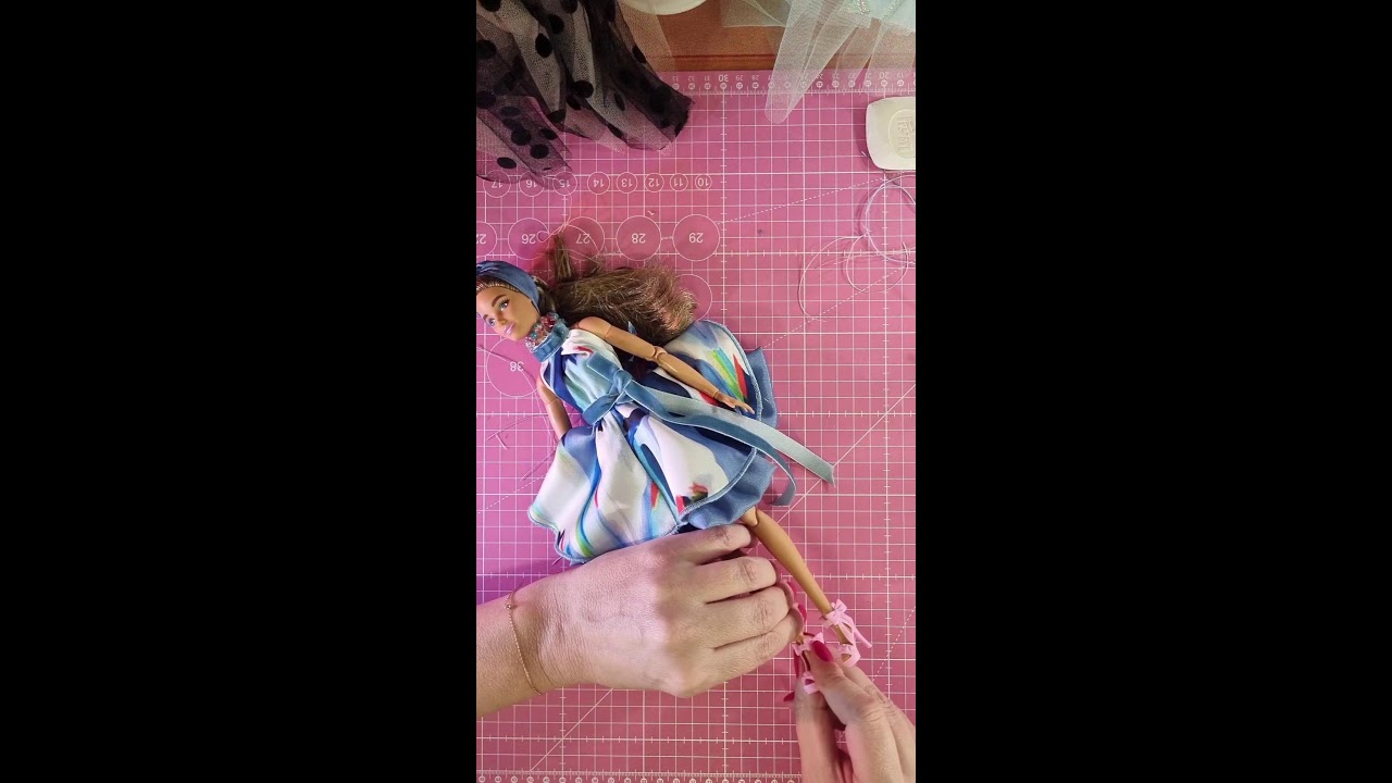 Making barbie rock-n-roll dress