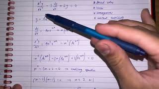 Second-Order Differential Equations Explained | Homogeneous/Real Roots | A-Level Further Maths