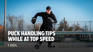 Puck Handling Tips While At Top Speed