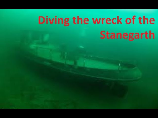 Diving the Stanegarth wreck at Stoney Cove UK