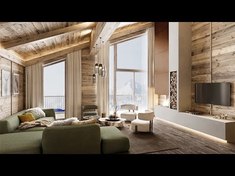 Video: Striking Luxury Retreat di French Alps: Black Pearl Chalet
