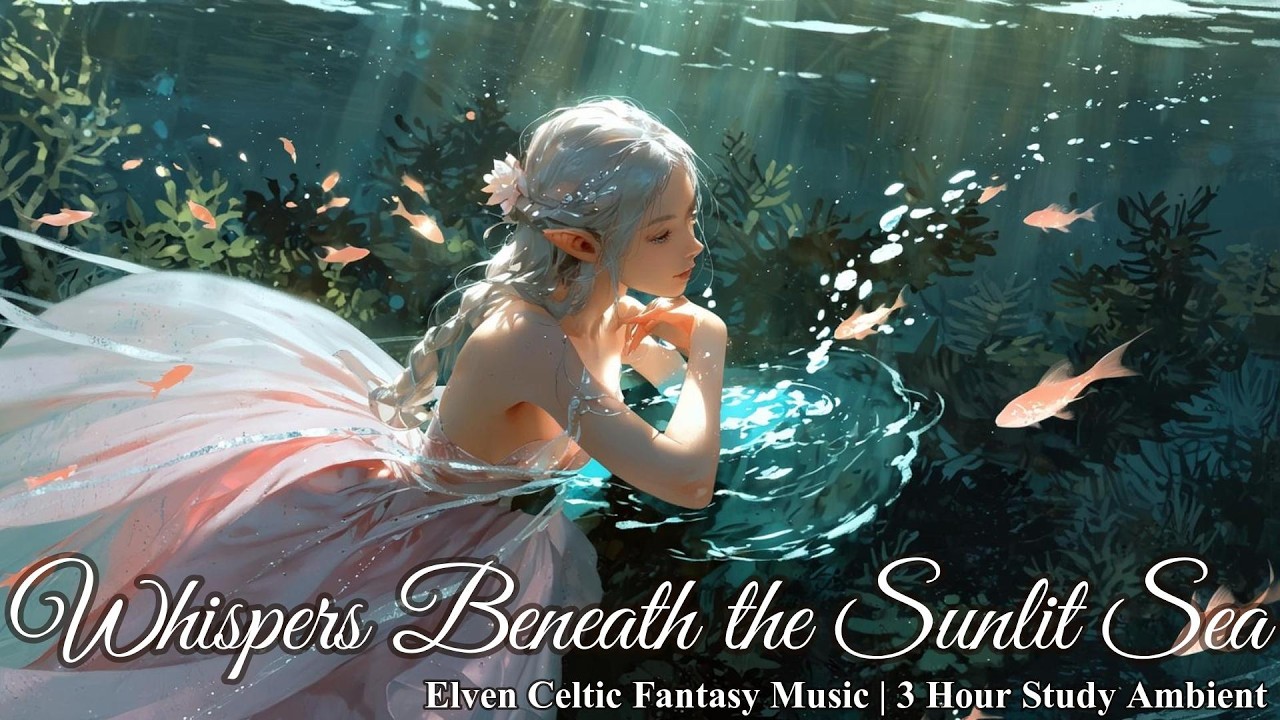 Whispers Beneath the Sunlit Sea – Elven Celtic Fantasy Music for Study & Deep Focus (3 Hours)
