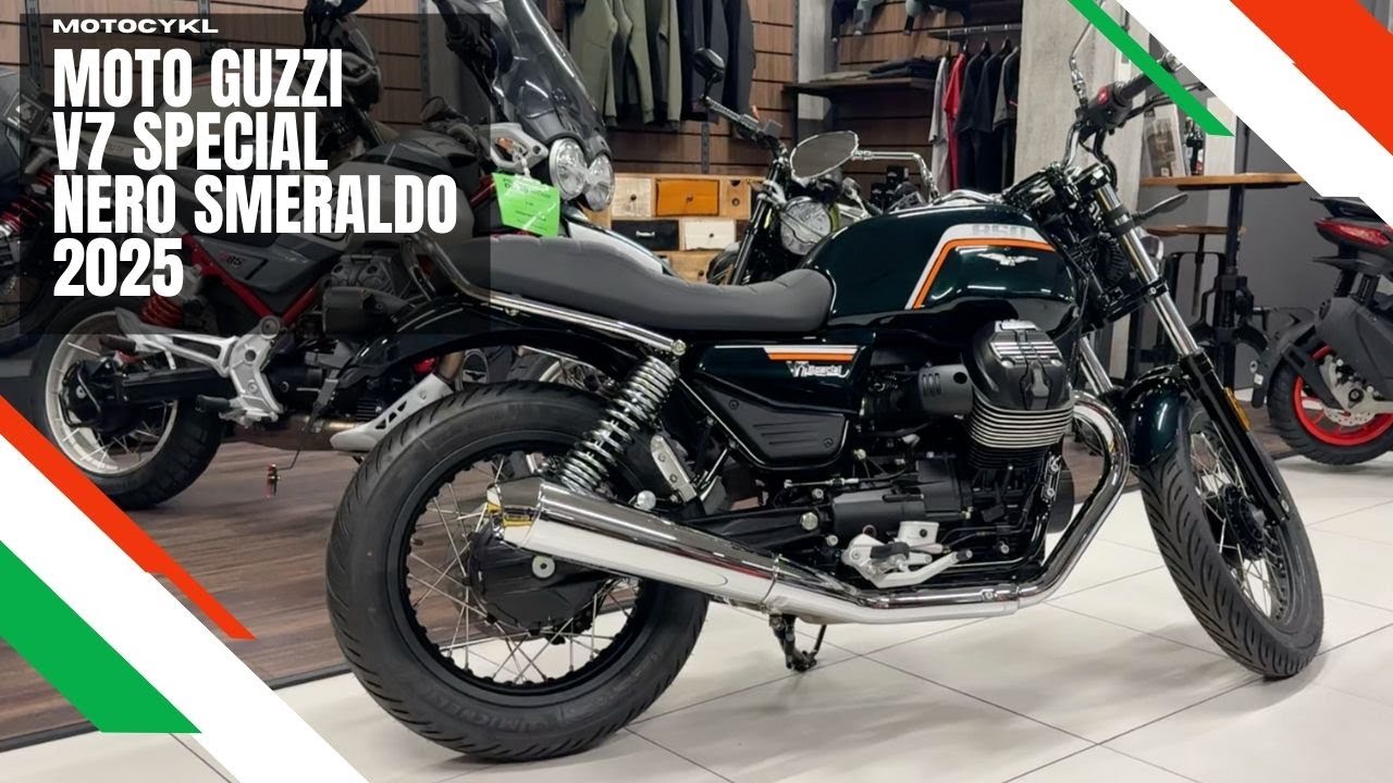 Klasyk, który nie powinien istnieć w 2025 roku - Moto Guzzi V7 Special 850 Nero Smeraldo 2025