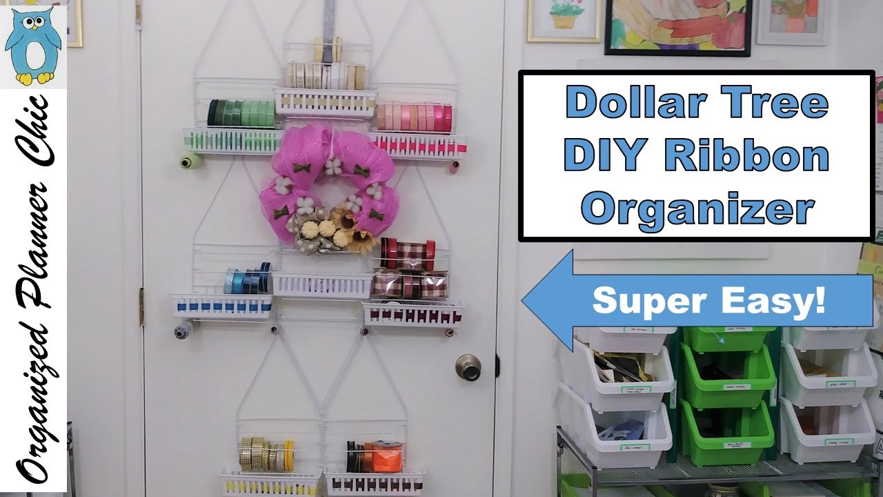 Ribbon Holder: A DIY Project and Storage Tips - At Home with Kim
