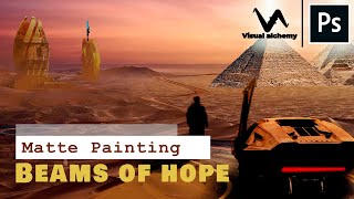 Post Apocalyptic Sci-fi Desert Environment Matte Painting News