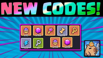 Capybara Go! PROMO CODE (2 legendary key, 300 gems)