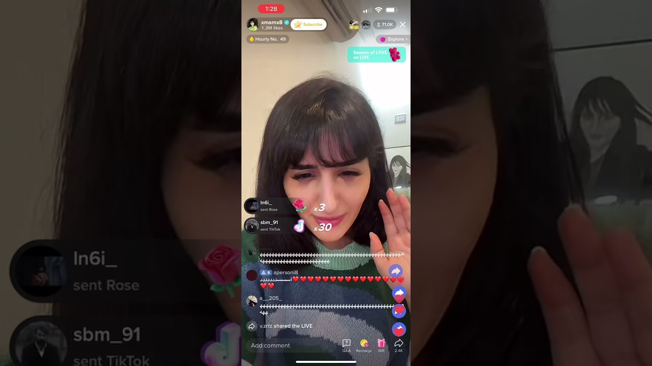 بث ميار  ‏فقرة المكياج كامل🔥😂