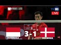 🔴LIVE STREAMING TVRI Semifinal Thomas Cup 2021 | Rhustavito (INA) vs Vittinghus (DEN) Livescore BWF