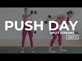 35-Minute PUSH Workout (Chest + Shoulders + Triceps + Cardio) | SplitStrong 35 DAY 2 🔥