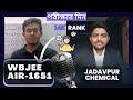 14K to 1651 AIR Rank in WBJEE || যাত্রা জানবে || WBJEE 2024