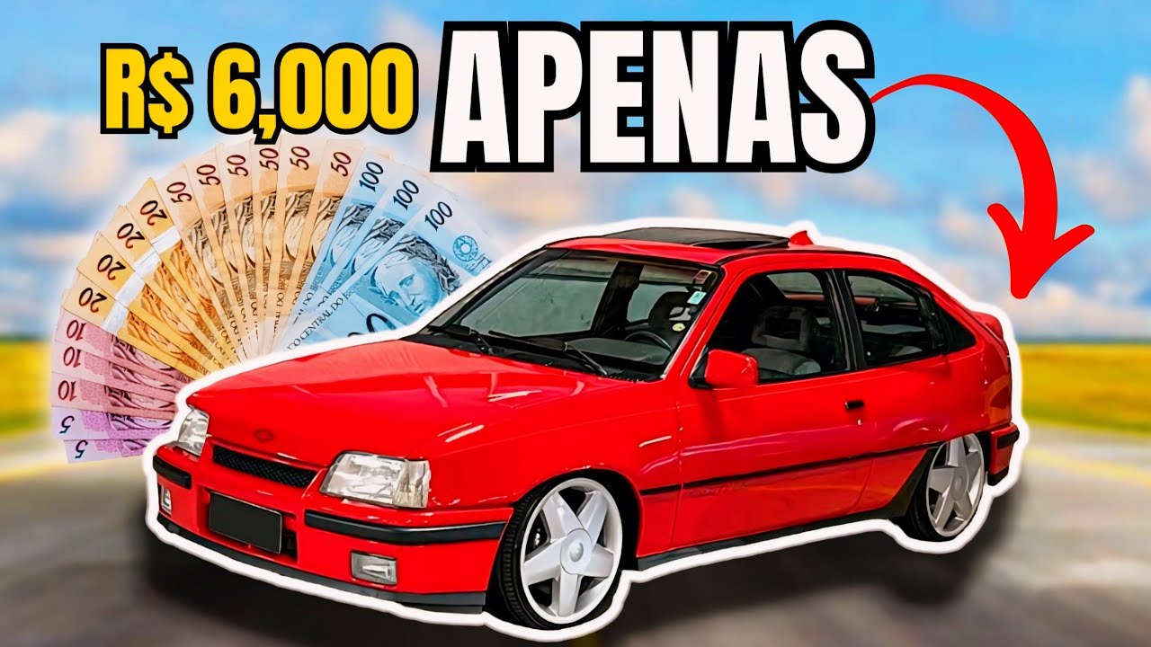 5 MELHORES Carros BARATOS por ATÉ 6 MIL REAIS em 2024
