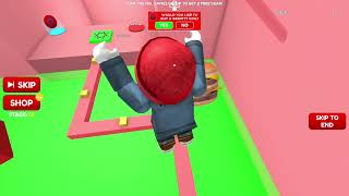 Playing Roblox escape the kfc obby