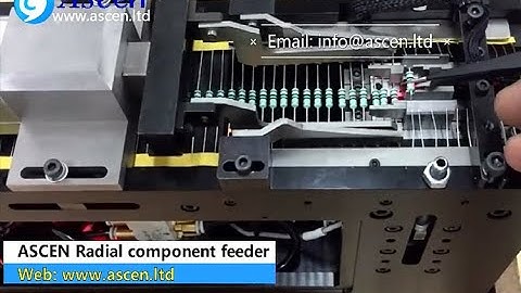 axial tape component insertion feeder for automatic SMT insertion machine