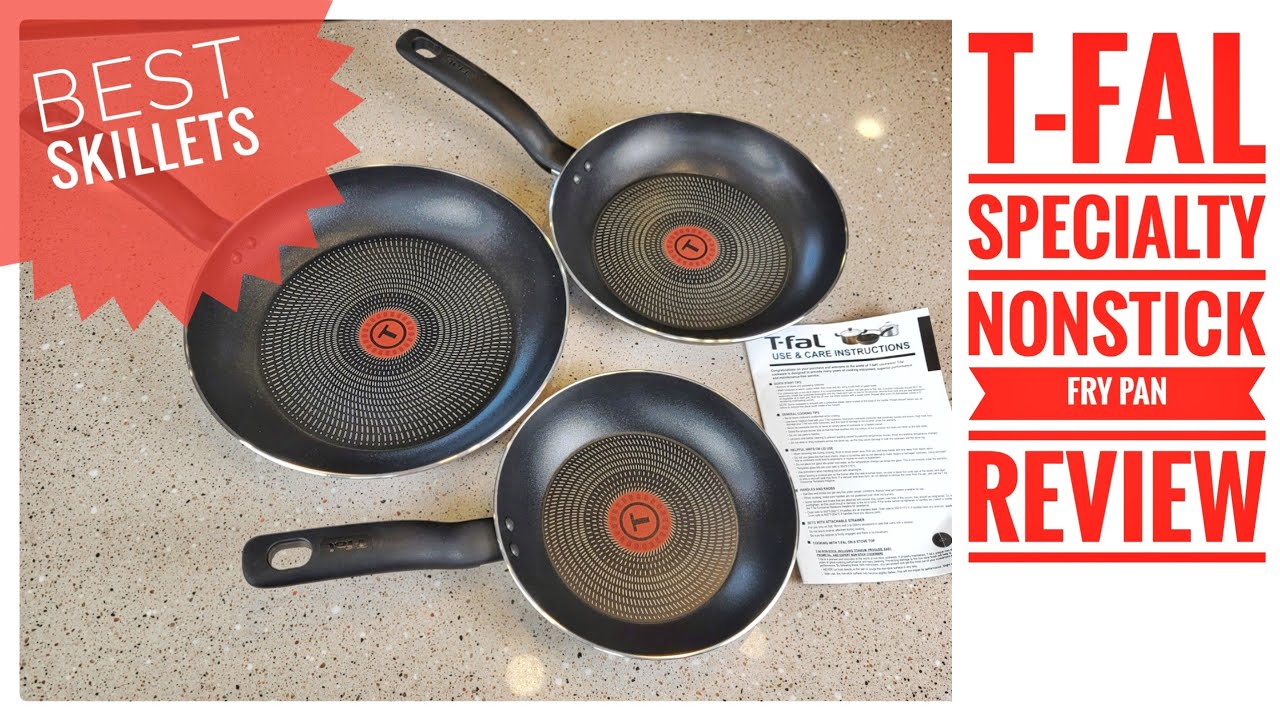 T-Fal Initiatives 12 In. Black Non-Stick Fry Pan w/ Pour Spout