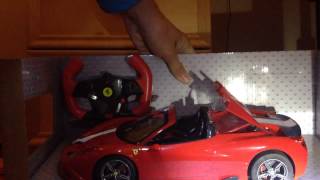 I got this rastar ferrari 458 speciale a from store and unboxed it has
unique convertible feature that not lot of rc cars have watch for t...