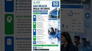 AGS walkin drive | Ar voice process| healthcare |comment link to get apply link