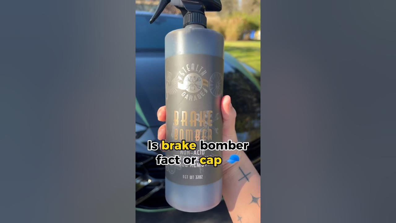 Stealth Garage Brake Bomber: Non-Acid Wheel Cleaner, Perfect for