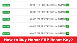 How To Buy Honor X6 Vne-Lx2 Frp Reset Key On Frp King Server Honor X6 Frp Unlock By Frp Code