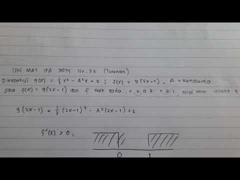 Pembahasan Soal Un Matematika 2014 No 29 Dan No 33 Integral Dan
