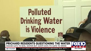 Prichard residents questioning the water