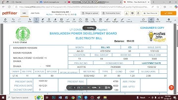 how to make utility bill